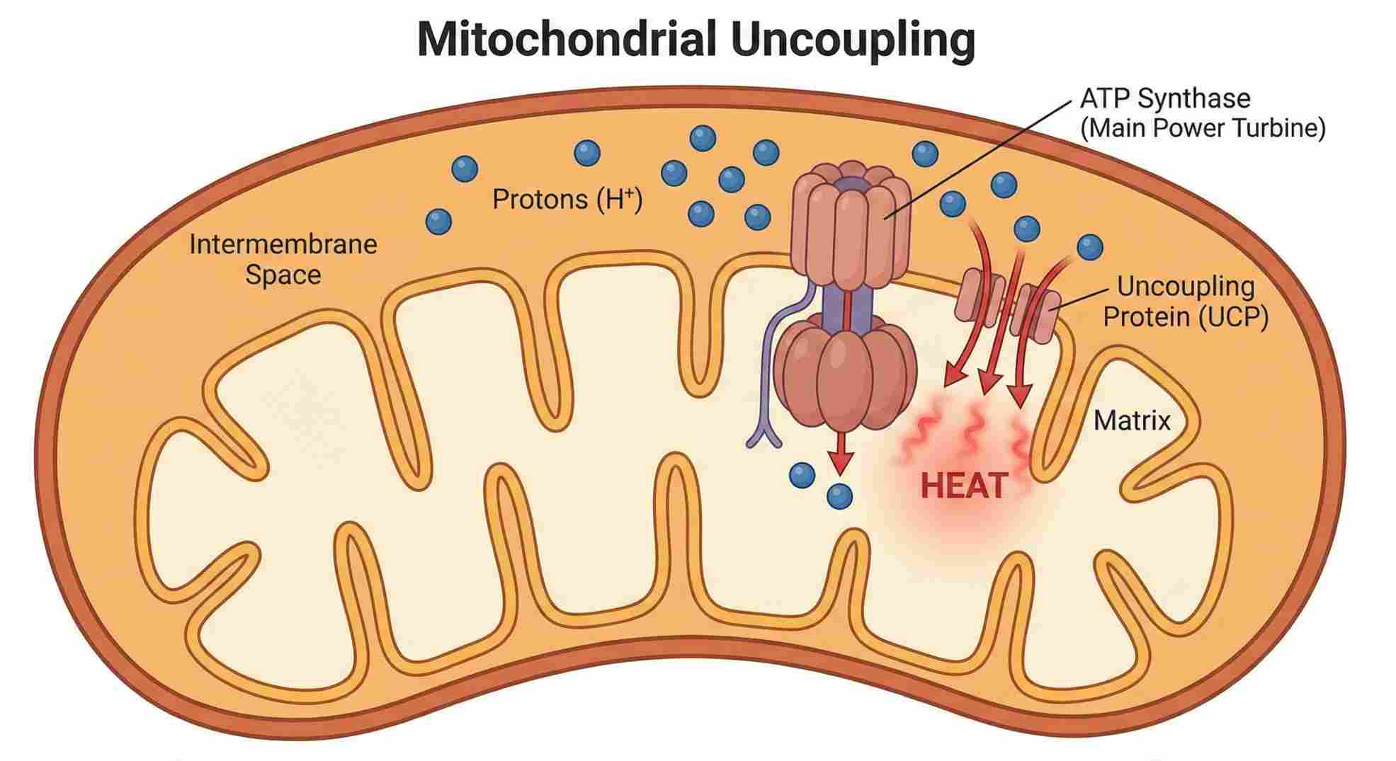 how mitochondrial uncoupling works to reduce oxidative stress