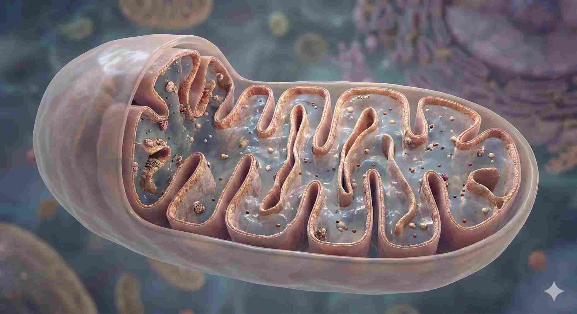 healthy mitochondria producing ATP through mitochondrial support supplements